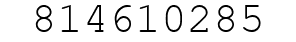 Number 814610285.