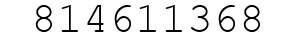 Number 814611368.