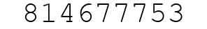 Number 814677753.