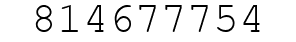 Number 814677754.