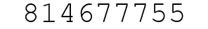 Number 814677755.