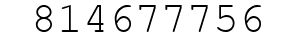 Number 814677756.