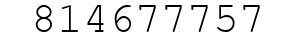 Number 814677757.
