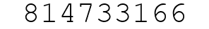 Number 814733166.