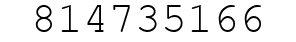 Number 814735166.