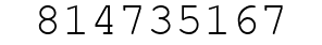 Number 814735167.