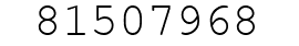 Number 81507968.