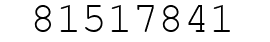 Number 81517841.