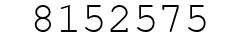 Number 8152575.