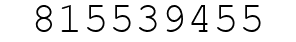 Number 815539455.