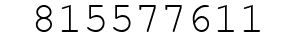 Number 815577611.