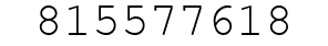 Number 815577618.