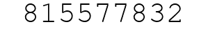 Number 815577832.