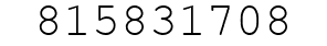 Number 815831708.