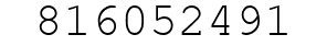 Number 816052491.