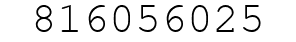 Number 816056025.