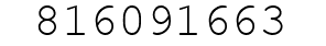 Number 816091663.