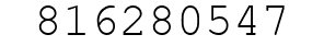 Number 816280547.