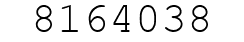 Number 8164038.