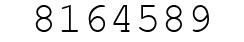 Number 8164589.