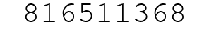 Number 816511368.