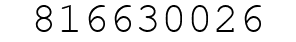 Number 816630026.