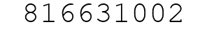 Number 816631002.