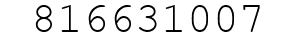 Number 816631007.