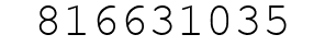 Number 816631035.