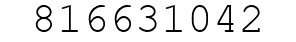Number 816631042.