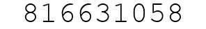 Number 816631058.