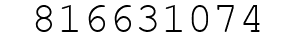 Number 816631074.