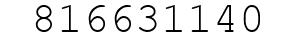 Number 816631140.