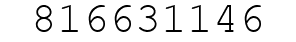 Number 816631146.
