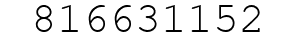 Number 816631152.