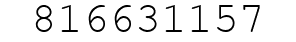 Number 816631157.