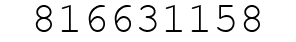 Number 816631158.