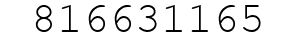 Number 816631165.