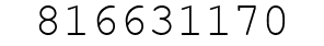 Number 816631170.