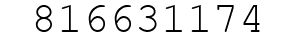 Number 816631174.