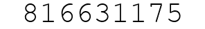 Number 816631175.