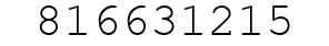 Number 816631215.