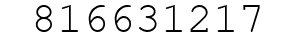 Number 816631217.