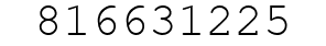 Number 816631225.