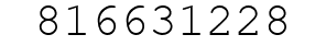 Number 816631228.