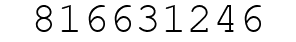 Number 816631246.