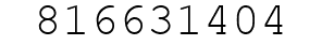 Number 816631404.