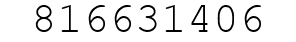 Number 816631406.