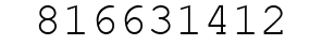 Number 816631412.