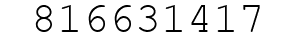 Number 816631417.